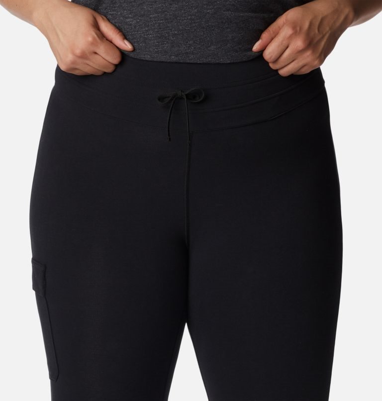 Women's Columbia Trek Leggings Black | Plus Size CA-U8A31